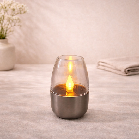 GlowFlame™ Solar Candle Light