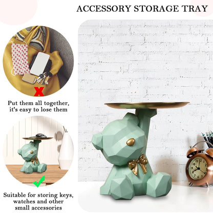 GeoBear™ Decorative Storage Sculpture