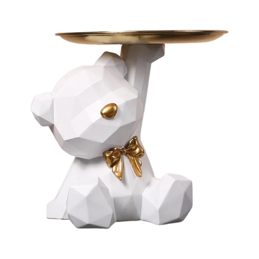 GeoBear™ Decorative Storage Sculpture