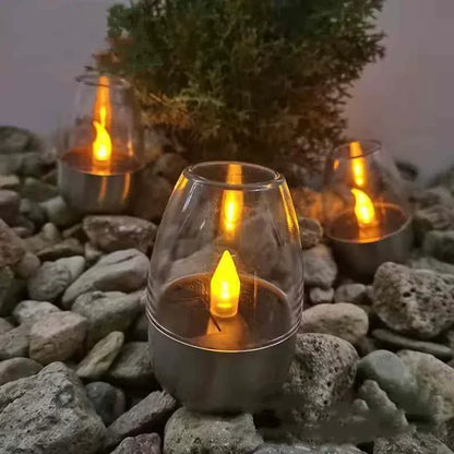 GlowFlame™ Solar Candle Light