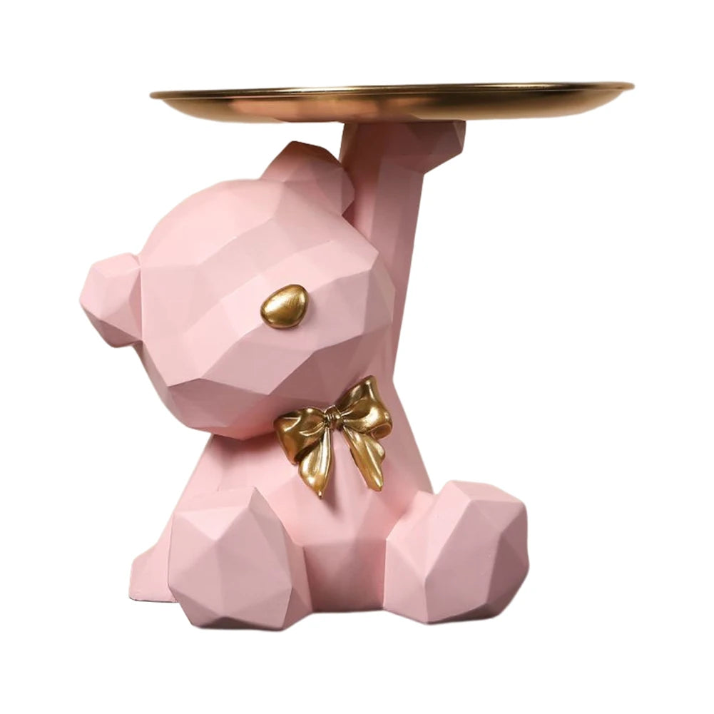GeoBear™ Decorative Storage Sculpture