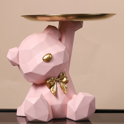 GeoBear™ Decorative Storage Sculpture