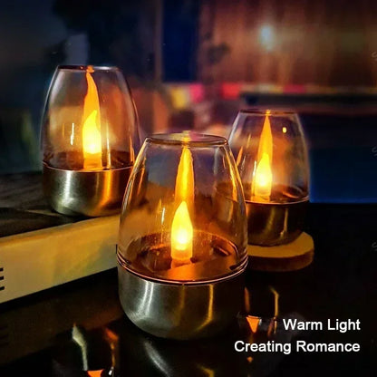 GlowFlame™ Solar Candle Light